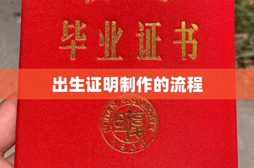 吉木乃出生证明制作的流程