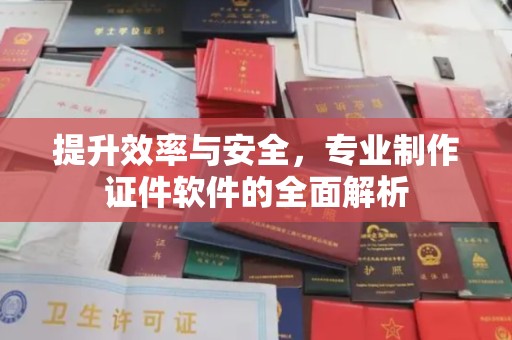 吉木乃提升效率与安全，专业制作证件软件的全面解析